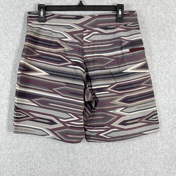 Patagonia Wavefarer Board Swim Shorts Graphite Navy Zip Pocket Men's Sz 30 - Picture 14 of 14